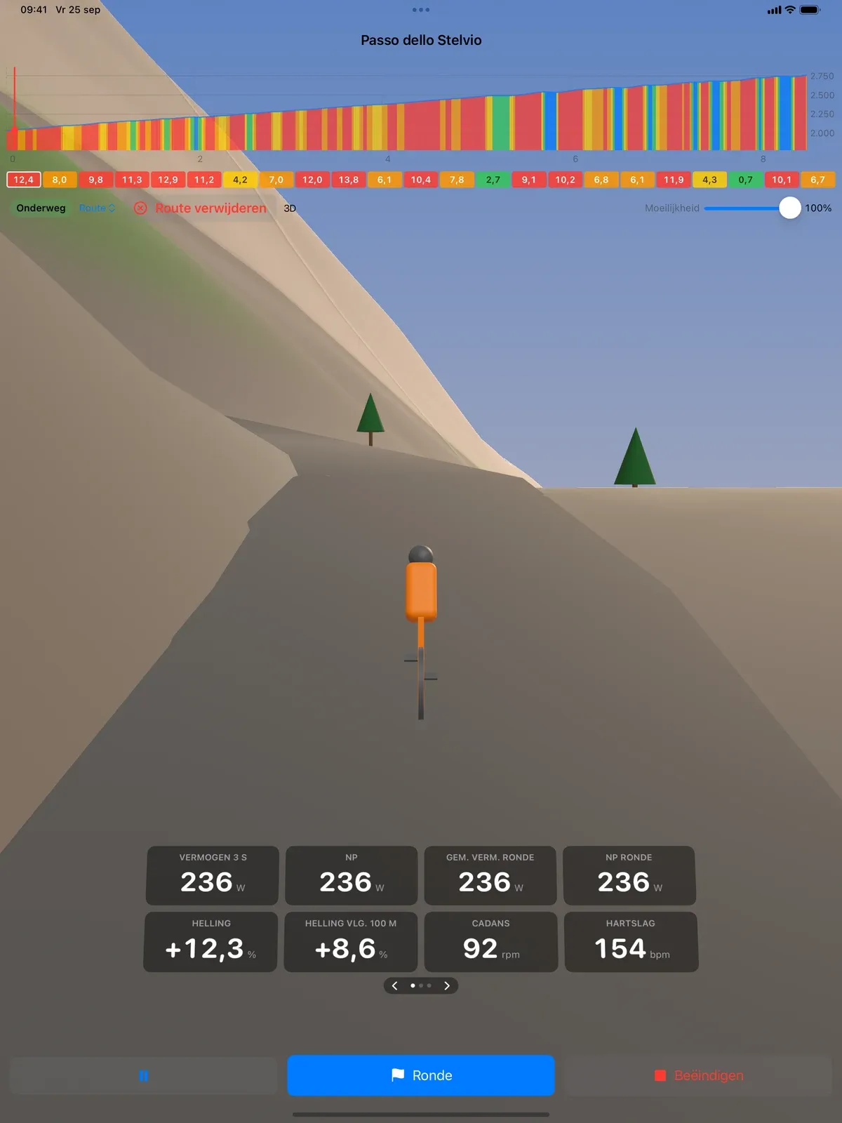 De Passo dello Stelvio op in de 3D-wereld